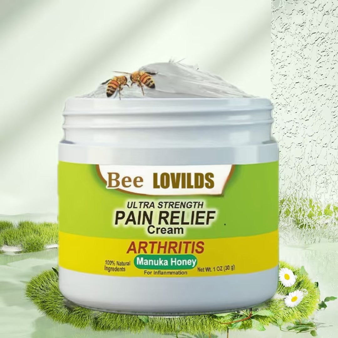 ❤️Last Day - Save up to 80%!-LOVILDS Bee Venom Joint & Bone Therapy Cream (Full Body Recovery, Pure Natural Formula)